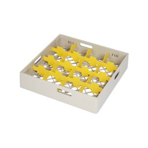 Fackindelad korg, 16 glas max D110 H70mm