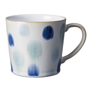 DENBY Blue spot painted mugg 40 cl