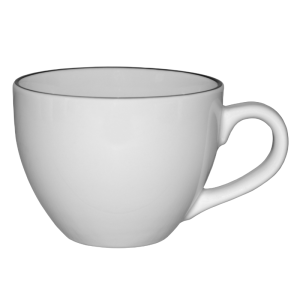 NANA Kaffekopp med svart rand 25cl