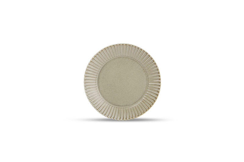 F2D Sage Green AURORA plate D13cm