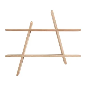 A-Shelf | Hylla i Ek - ubehandlet - large