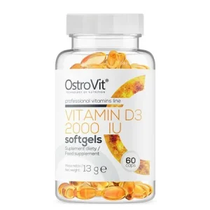 D-Vitamin (Vitamin-D3) 2000IE softgels 60-kapslar