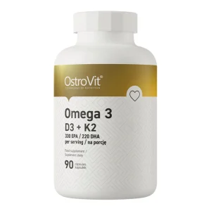 Omega-3 + D-vitamin + K2 90-kapslar