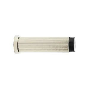 Reeded Wall | Dörrstopp i Blank Nickel - väggmonterad