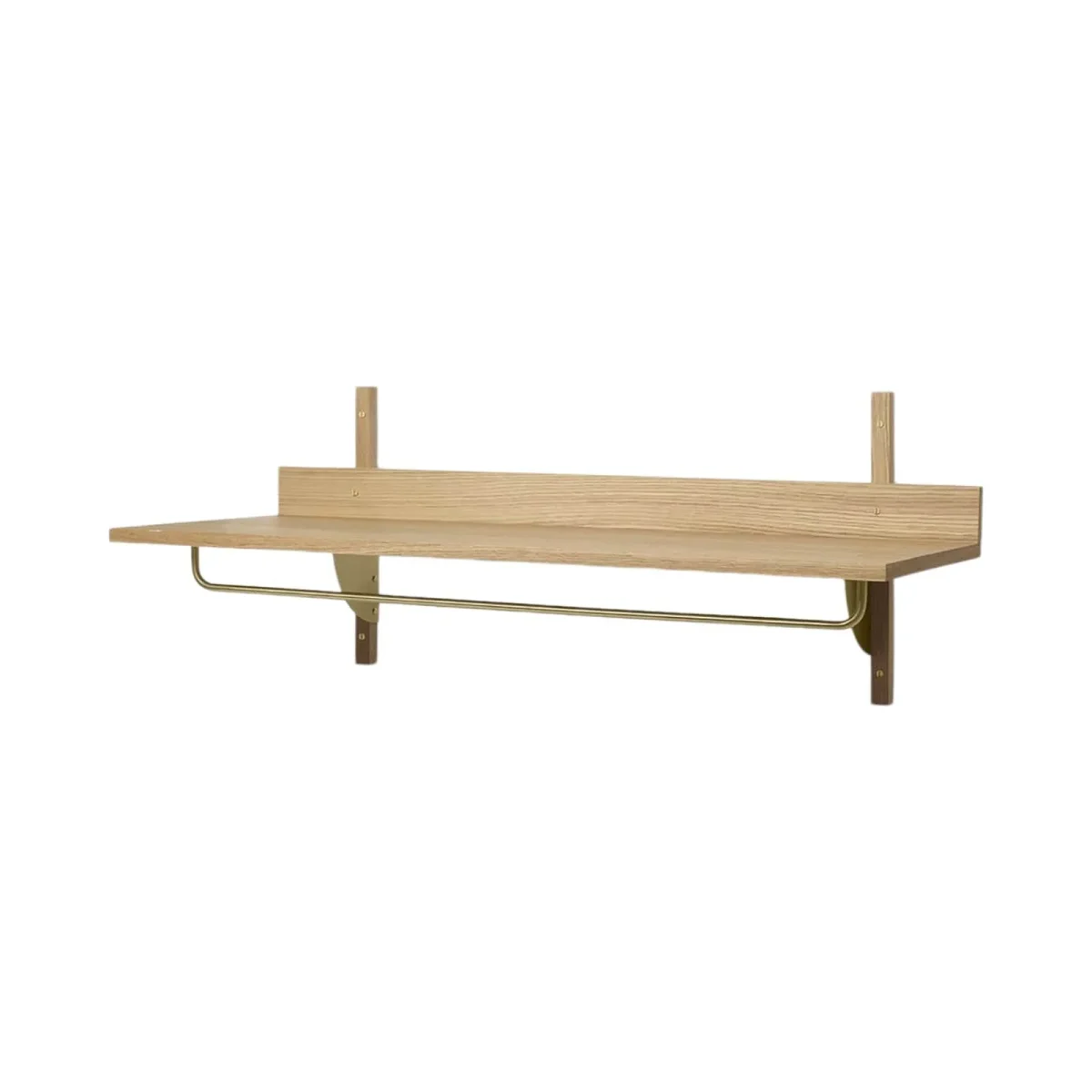 Sector Rack Shelf - Oak/Brass - Bild 2
