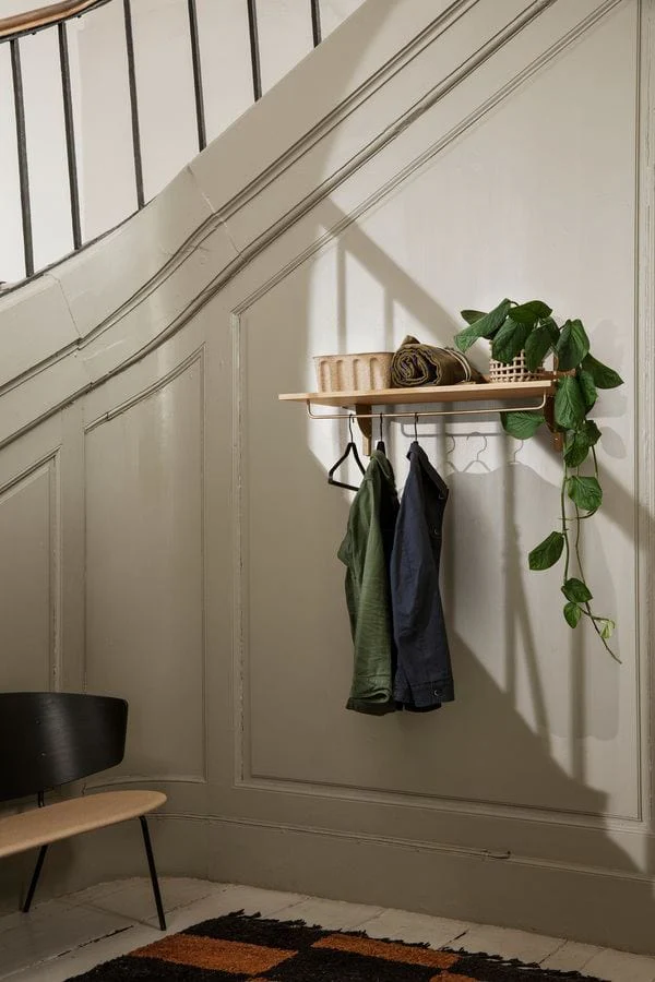 Sector Rack Shelf - Oak/Brass - Bild 3